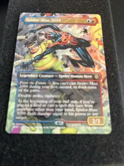 x1 Spider-Man 2099 (0205) - Borderless R MTG Marvel's Spider-Man M/NM, English - Image 1