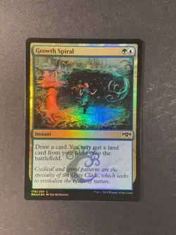 Growth Spiral - Foil - Ravnica Allegiance - Magic the Gathering - MTG - Image 1