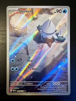 Pokemon - Snover Shiny Rare - 140/132 - Mega Evolution - NM Raw - SR - Image 1