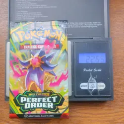 Pokemon Tcg Mega Evolution Perfect Order Heavy 22.65g Booster Pack New Sealed - Image 1