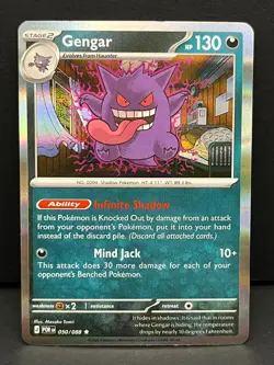 Gengar 050/088 Rare Perfect Order Pokemon Holo Near Mint - Image 1