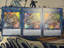 Yugioh Charmer Quartet in Bloom Ultra Rare BLZD-EN050 x3 - Image 1