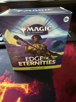 MtG: Edge of Eternities Prerelease Kit new/sealed + FREE Palladium Myr Promo Car - Image 1