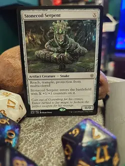 MTG Stonecoil Serpent - Regular - Throne of Eldraine #235/269 - Image 1
