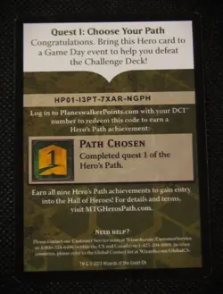 MTG THE WARRIOR Theros Hero's Path - Image 2