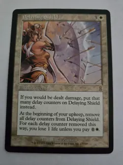"Delaying Shield" MTG Rare - White Odyssey Regular - Image 1