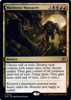 Mutinous Massacre Edge of Eternities - Magic MTG NM - Image 1