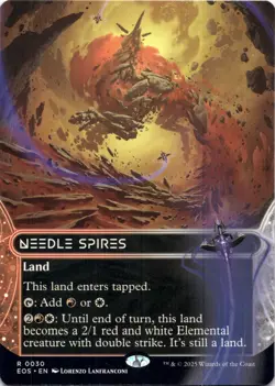 Needle Spires (0030) (Borderless) Edge of Eternities: Stellar Sights Magic MTG - Image 1