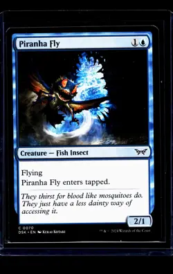 2024 MTG Magic The Gathering DSK Duskmourn #70 Piranha Fly - Image 1