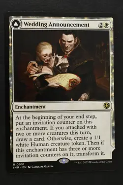 Magic The Gathering: Wedding Announcement - INR - Rare - NM Unplayed - MTG - Image 1