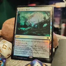 MTG Restless Reef - Foil art - The Lost Caverns of Ixalan #0282 - Image 2