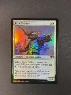 Civic Stalwart - Foil - Ravnica Allegiance - Magic the Gathering - MTG - Image 1