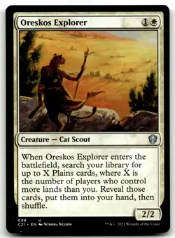 MTG Oreskos Explorer U Commander 2021 98 LP - Image 1