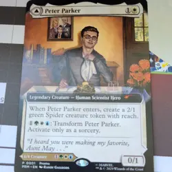 Mtg Peter Parker Disney Promo (0001) - Spider-man Magic The Gathering - Image 1