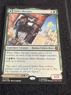 Miles Morales Ultimate Spider-Man - Foil SPM NM MTG #0108 - Image 2