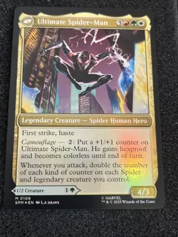 Miles Morales Ultimate Spider-Man - Foil SPM NM MTG #0108 - Image 3