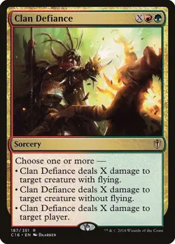 Clan Defiance LP #187 Commander 2016 MTG - Image 1