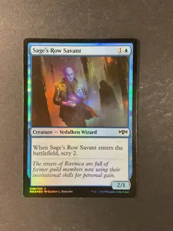 Sage's Row Savant - Foil - Ravnica Allegiance - Magic the Gathering - MTG - Image 1
