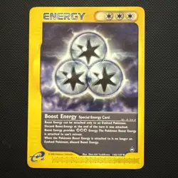 Boost Energy 145/147 Aquapolis Pokemon S281 - Image 1