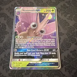 Venomoth GX - 12/214 - Ultra Rare - Unbroken Bonds Pokemon TCG - Image 1