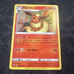 Flareon - 026/185 - Cosmos Holo Pokemon SWSH04 - Vivid Voltage - Image 1