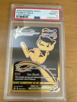 2022 Pokemon SWSH: Lost Origin - Mew VMAX FA Trainer Gallery #TG30 PSA 10 - Image 1