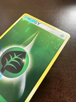 Grass Energy KZB-KJT-LE8 Pokemon TCG League Promo 2006 Acid Wash LP - Image 3