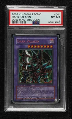Dark Paladin YuGiOh Duel Master's Guide DVD Promo PSA 8 2006 - Image 1