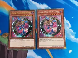 Yugioh 2x Dark Magician Girl RA04-EN107 Quarter Century/Prismatic Secret Rare NM - Image 1