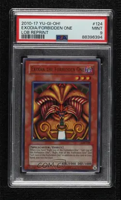 Exodia the Forbidden One Reprint YuGiOh Legend of Blue Eyes White Dragon PSA 9 - Image 1