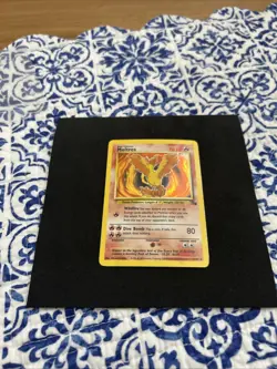 PokÃ©mon TCG Moltres Holo Rare Card 12/62 Fossil Set - Image 5