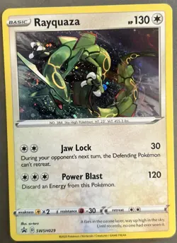 Rayquaza Promo SWSH029 Pokemon Cosmos Holo Promo Card NM! - Image 1