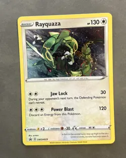Rayquaza Promo SWSH029 Pokemon Cosmos Holo Promo Card NM! - Image 2