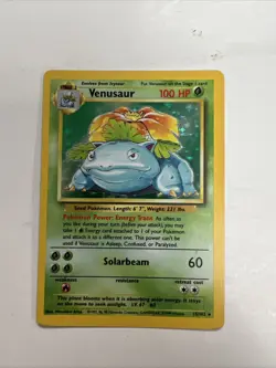Pokemon TCG Venusaur Base Set 2 Holo Unlimited Rare Card 18/130 - Image 1