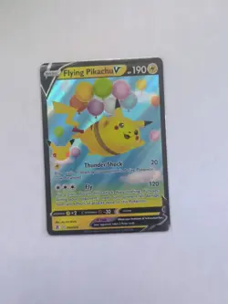 Pokemon TCG Flying Pikachu v Celebrations Holo Ultra Rare Card 006/025 - Image 1
