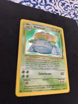 Pokemon TCG Venusaur Base Set Holo Unlimited Rare Card 15/102 - Image 2