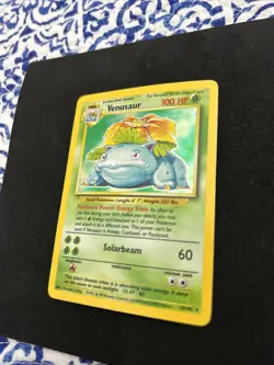 Pokemon TCG Venusaur Base Set Holo Unlimited Rare Card 15/102 - Image 3