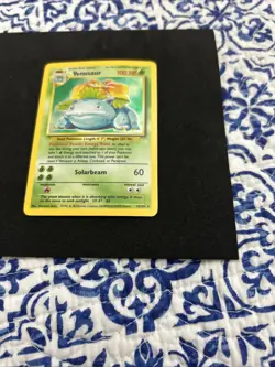 Pokemon TCG Venusaur Base Set Holo Unlimited Rare Card 15/102 - Image 4