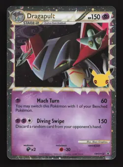 Pokemon Card Dragapult SWSH132 Holo Black Star Promo Celebrations Standard - Image 1