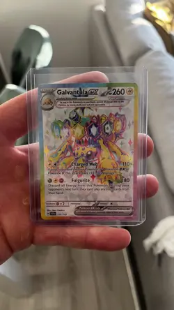 Pokemon TCG Galvantula EX Stellar Crown Holo Card 159/142 SV07, Pack fresh - Image 1