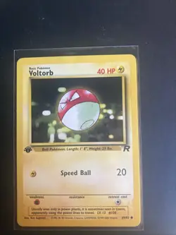 Voltorb 69/82 1st Edition Team Rocket - NM Pokemon Card - Image 1