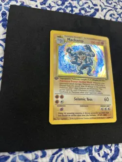 Pokemon TCG Machamp Holo 1st Edition Rare Card Base Set 8/102 - Image 3