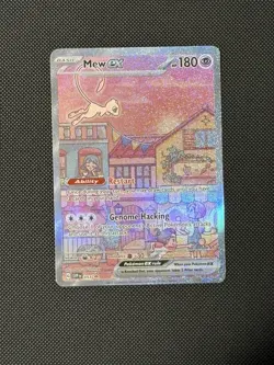Mew ex SVP 053 Pokemon TCG Scarlet Violet 151 Black Star Promo Full Art Card - Image 1