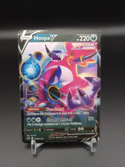 Pokemon TCG Card - Hoopa V SWSH176 - Ultra Rare Holo Promo - NM - Image 1