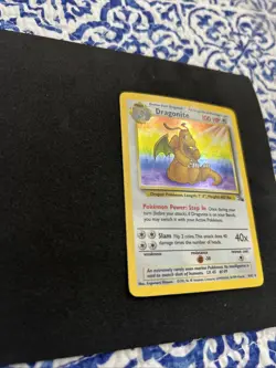 Pokemon TCG Dragonite Fossil Holo Rare Card 4/62 Near Mint/mint Condition - Image 3