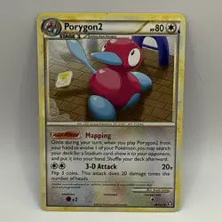 Pokemon HGSS Truimphant - Porygon2 - Non Holo Uncommon - 49/102 - MP Card - Image 1