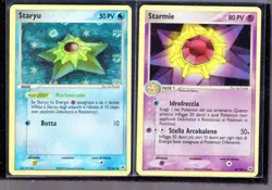 ~ITA~ ITALIAN Staryu Starmie REVERSE HOLO 75 49 Hidden Legends Pokemon Card (z1) - Image 1