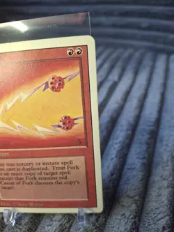 MTG Fork Revised MP Red Instant Vintage Magic Card Amy Weber - Image 4