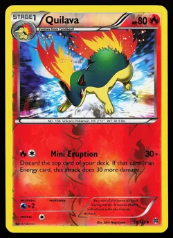 Quilava 19/162 Reverse Holo Uncommon BREAKthrough Pokemon Card - Image 1