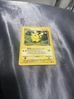 1999 Pokemon TCG Wizards Of The Coast Pikachu Red Cheeks Jungle Card 60 NR MT - Image 1